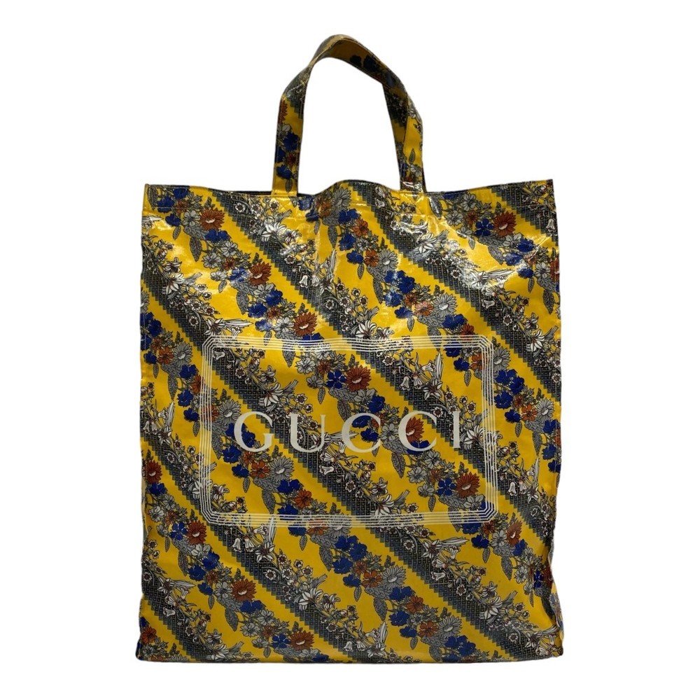 GUCCI flower tote bag yellow
